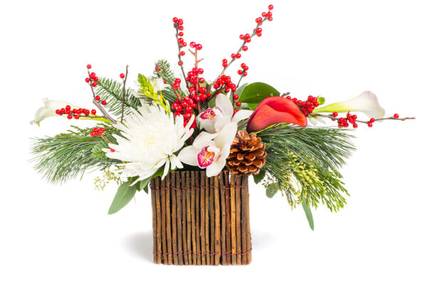 White + Red Centerpiece