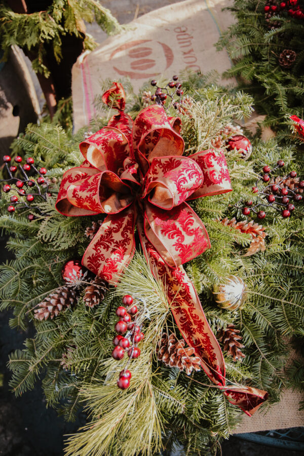 Christmas Grave Blanket